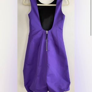 Dolce & Gabbana D&G Purple Bubble Hem Sleeveless Dress Size 38 XS